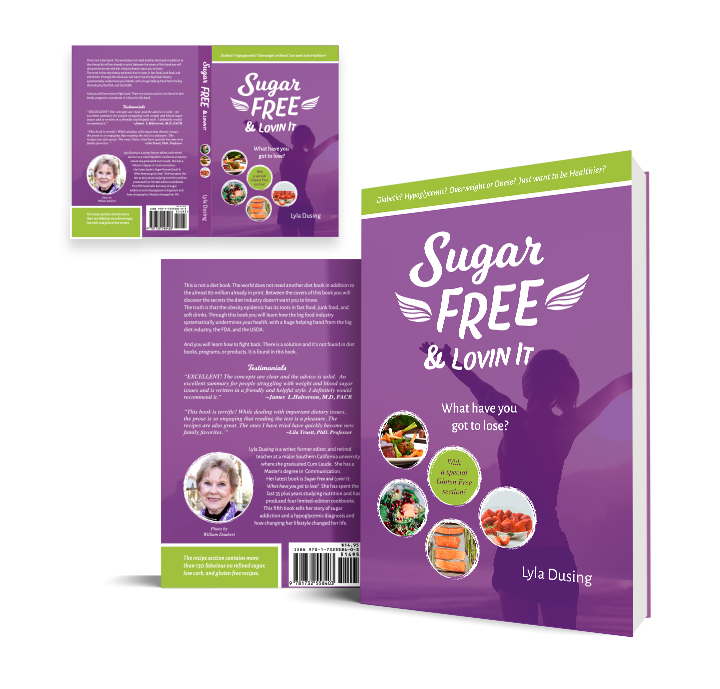 Book Cover Design "Sugar FREE & Lovin' It" 2018 M Link Creative