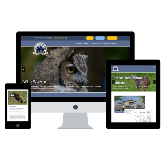 Pacific Wildlife Care WordPress Website Design